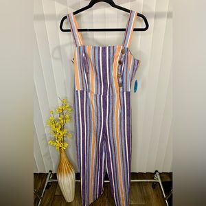 Fishbowl pinstripe jumpsuit